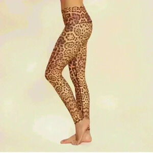 TEEKI GOLD AWAKENING LEOPARD HOT  PANT LEGGINGS EXTRA SMALL